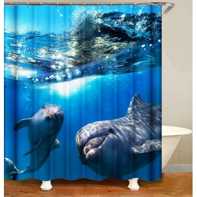 Factory Custom Fashionable New Luxury Name Brand Modern Shower Curtains